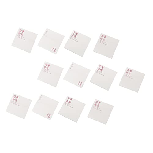 DOITOOL 12 Stück Sticky Memo Pads Zufälligen Farben Praktische Haftnotizen für Schule Büro und Zuhause Selbstklebende Notizen für Wichtige Erinnerungen für Studenten und von DOITOOL