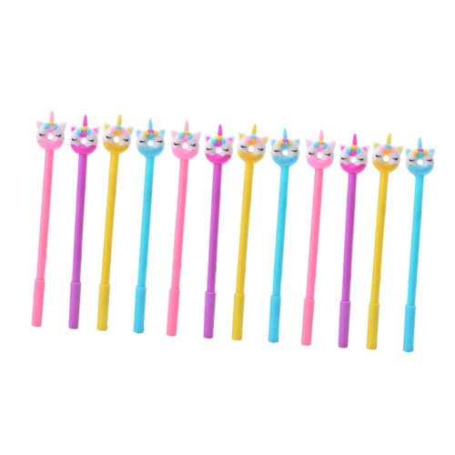 DOITOOL 12 Stück Süße Einhorn Stifte Niedliche Design Kugelschreiber für Schüler und Bürobedarf Neutral Pens und Je DOITOOL 12 Stück Süße Einhorn Stifte Niedliche Design Kugelschreiber für Schüler und Bürobedarf Neutral Pens und Je von DOITOOL