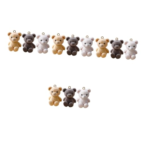 DOITOOL 12 Stück Teiliges Anhänger aus Stabilem Kunststoff mit Flauschüberzug Glatte Oberfläche Vielseitig für DIY Schmuckherstellung Charms für Armbänder Ohrringe und Halsketten in Braun DOITOOL 12 Stück Teiliges Anhänger aus Stabilem Kunststoff mit Flauschüberzug Glatte Oberfläche Vielseitig für DIY Schmuckherstellung Charms für Armbänder Ohrringe und Halsketten in Braun von DOITOOL