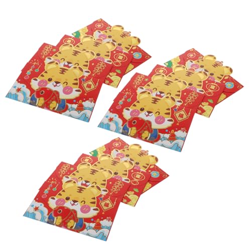 DOITOOL 12 Stück Teiliges Chinesische Neujahrs Glücksgeldumschläge aus Stabilem Papier mit Kreativen Cartoon Motiven Dreidimensional Dekorativ für Neujahr Hochzeit Geburtstag und DOITOOL 12 Stück Teiliges Chinesische Neujahrs Glücksgeldumschläge aus Stabilem Papier mit Kreativen Cartoon Motiven Dreidimensional Dekorativ für Neujahr Hochzeit Geburtstag und von DOITOOL