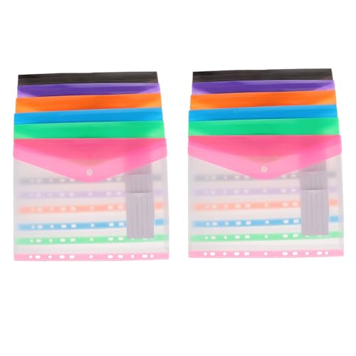 DOITOOL 12 Stück Teiliges Dokumentenmappe Bunte Blinder File Protectors aus Transparentem Wasserfest und Stabil für Büro und Schule Ordnet Dokumente Sicher und Übersichtlich DOITOOL 12 Stück Teiliges Dokumentenmappe Bunte Blinder File Protectors aus Transparentem Wasserfest und Stabil für Büro und Schule Ordnet Dokumente Sicher und Übersichtlich von DOITOOL