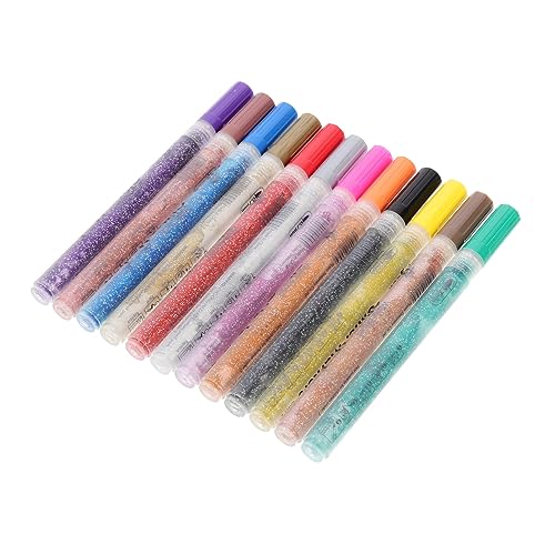 DOITOOL 12 Stück Teiliges Glitzer Marker Pens für Diy Bastelarbeiten Geeignet für Tagebücher Fotoalben und Scrapbooking Glitterstifte Verschiedenen Farben DOITOOL 12 Stück Teiliges Glitzer Marker Pens für Diy Bastelarbeiten Geeignet für Tagebücher Fotoalben und Scrapbooking Glitterstifte Verschiedenen Farben von DOITOOL