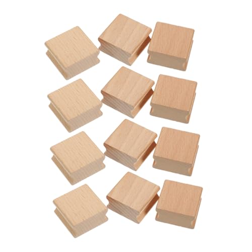 DOITOOL 12 Stück Teiliges Holzstempelblöcke aus Buchenholz Blanko Holzsiegel zum Schnitzen Robustes Material für DIY Stempelherstellung Vielseitig für Papier Stoff Leder Geeignet DOITOOL 12 Stück Teiliges Holzstempelblöcke aus Buchenholz Blanko Holzsiegel zum Schnitzen Robustes Material für DIY Stempelherstellung Vielseitig für Papier Stoff Leder Geeignet von DOITOOL