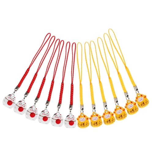 DOITOOL 12 Stück Teiliges Katzen Schlüsselanhänger Glatten Kanten und Kleinen Glocken Bunte Schicke Anhänger für Taschen und Schlüsseldeko Langlebig und Hautfreundlich Zufällige Farbe DOITOOL 12 Stück Teiliges Katzen Schlüsselanhänger Glatten Kanten und Kleinen Glocken Bunte Schicke Anhänger für Taschen und Schlüsseldeko Langlebig und Hautfreundlich Zufällige Farbe von DOITOOL