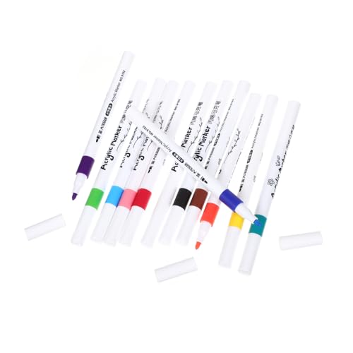 DOITOOL 12 Stück Teiliges Marker Pens Wasserbasierte Graffiti Stifte für Malerei für Diy Projekte und Bastelarbeiten Ergonomisches Design für Erwachsene DOITOOL 12 Stück Teiliges Marker Pens Wasserbasierte Graffiti Stifte für Malerei für Diy Projekte und Bastelarbeiten Ergonomisches Design für Erwachsene von DOITOOL
