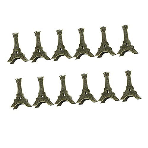 DOITOOL 12 Stück Teiliges Metallhalter Eiffelturm Form Memo Clips Kreative Tischkartenhalter für Büro Hochzeit Geburtstag Party Dekoration mit Robustem Design für Fotos Notizen Karten von DOITOOL