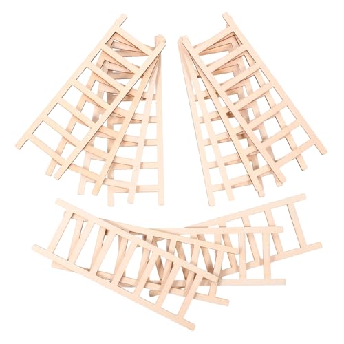 DOITOOL 12 Stück Teiliges Mini Holzleiter Kleine Dekorative Puppenhaus Treppe Robustes Holz Multi Funktion Displayständer für Innenbereich Kreative Wohnraumgestaltung DOITOOL 12 Stück Teiliges Mini Holzleiter Kleine Dekorative Puppenhaus Treppe Robustes Holz Multi Funktion Displayständer für Innenbereich Kreative Wohnraumgestaltung von DOITOOL