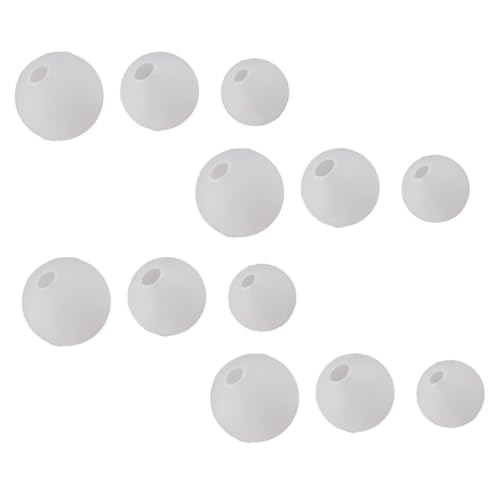 DOITOOL 12 Stück Teiliges Silikon Ball Formen für Epoxidharz Gießen Flexible Langlebige DIY Gießform für Resin Schmuck und Bastelprojekte Transparent Wiederverwendbar von DOITOOL