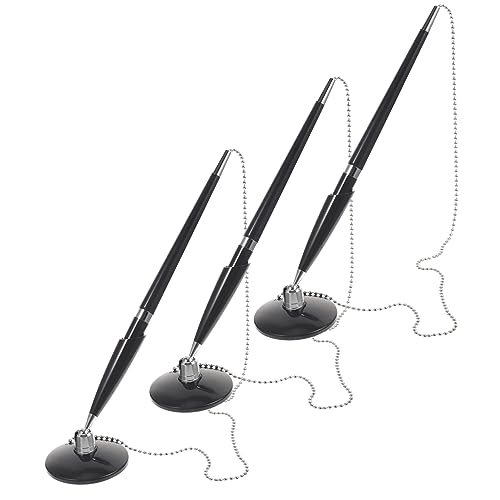 DOITOOL 12 Stück Teiliges Tisch Feststellstift mit Kette Verschleißfester Business Kugelschreiber Vertikal Fixierter Schreibtisch Stift für Büro Hotel und Empfang Ergonomisch und Langlebig DOITOOL 12 Stück Teiliges Tisch Feststellstift mit Kette Verschleißfester Business Kugelschreiber Vertikal Fixierter Schreibtisch Stift für Büro Hotel und Empfang Ergonomisch und Langlebig von DOITOOL
