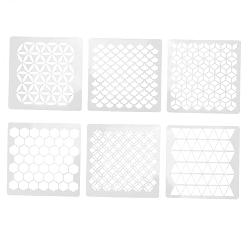 DOITOOL 12 Stück Teiliges Wiederverwendbare Geometrische Wandmalerei Schablonen aus Robustem Kunststoff Einfach zu Reinigen Vielseitig für DIY Wandgestaltung Kinderfreundlich und DOITOOL 12 Stück Teiliges Wiederverwendbare Geometrische Wandmalerei Schablonen aus Robustem Kunststoff Einfach zu Reinigen Vielseitig für DIY Wandgestaltung Kinderfreundlich und von DOITOOL