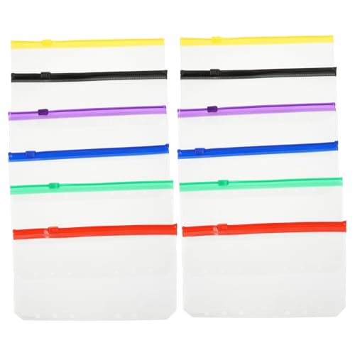 DOITOOL 12 Stück Teiliges Zipper Beutel Abnehmbar Reißfest Transparente Dokumententaschen mit Ring Binder Wiederverwendbare Business Card Pouches für Büro Schule Reise DOITOOL 12 Stück Teiliges Zipper Beutel Abnehmbar Reißfest Transparente Dokumententaschen mit Ring Binder Wiederverwendbare Business Card Pouches für Büro Schule Reise von DOITOOL