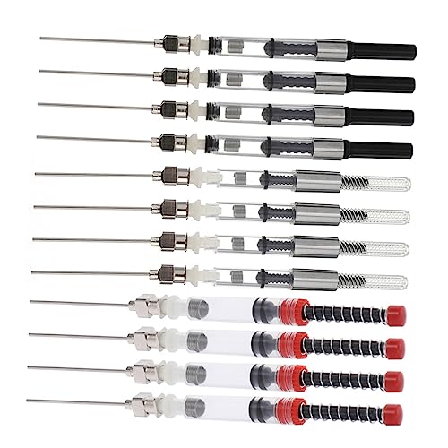DOITOOL 12 Stück Tintenabsorber Tinte für Stifte Füller Tintenaufnahme für Füllfederhalter Füllung Matrose Füllstift Hilfsabsorber für Stifttinte Stiftfederspitzen Plastik von DOITOOL