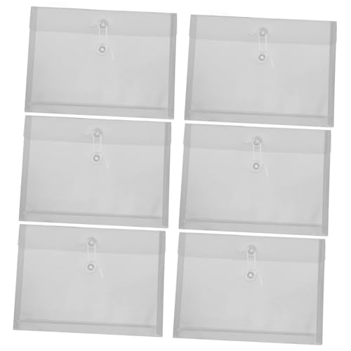 DOITOOL 12 Stück Umschlagordner aktenmappe aktenordner plastiktasche aufbewahrungsbeutel büromaterial Datei dokumentieren verschieden Bürobedarf Aktentaschen mit Knopfdesign Transparent DOITOOL 12 Stück Umschlagordner aktenmappe aktenordner plastiktasche aufbewahrungsbeutel büromaterial Datei dokumentieren verschieden Bürobedarf Aktentaschen mit Knopfdesign Transparent von DOITOOL