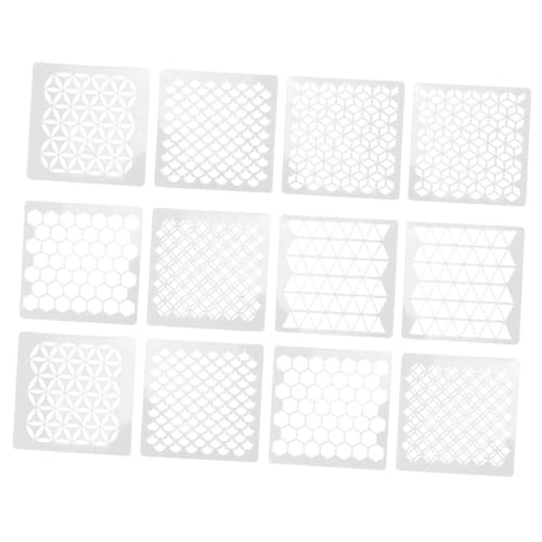DOITOOL 12 Stück Wandmalerei-Vorlage große Zahl Schablonen Wohnkultur Schablonen zum Malen geometrische Schablonen DIY-Wandvorlagen Zeichnungsvorlagen Wand Weiß DOITOOL 12 Stück Wandmalerei-Vorlage große Zahl Schablonen Wohnkultur Schablonen zum Malen geometrische Schablonen DIY-Wandvorlagen Zeichnungsvorlagen Wand Weiß von DOITOOL