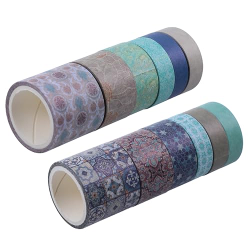 DOITOOL 12 Stück Washi-tape Klebrig Farbig Klebeband Sammelalbum Basteln Bastelband Notebook -band Diy Washi Tapes Washi Tape Abkleben Papier DOITOOL 12 Stück Washi-tape Klebrig Farbig Klebeband Sammelalbum Basteln Bastelband Notebook -band Diy Washi Tapes Washi Tape Abkleben Papier von DOITOOL