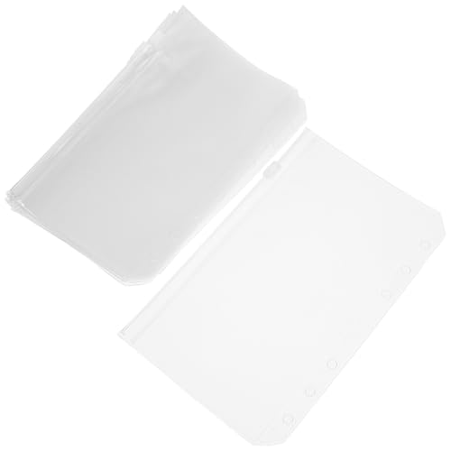 DOITOOL 12 Stück Zipper Budget Inserts Transparente Budgettaschen für Lose für Haushalt Büro und Reisen zur Einfachen Finanzverwaltung und Budgetplanung von DOITOOL