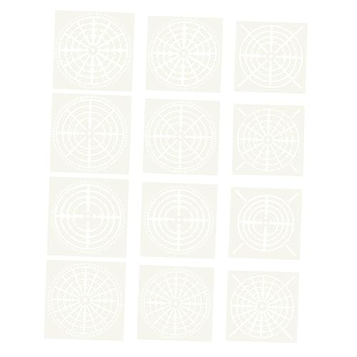 DOITOOL 12-teiliges Set Malvorlage Malen Runden Punktierung Schablone Malerei Mandalas Kreisvorlagen Zum Zeichnen Das Haustier DOITOOL 12-teiliges Set Malvorlage Malen Runden Punktierung Schablone Malerei Mandalas Kreisvorlagen Zum Zeichnen Das Haustier von DOITOOL