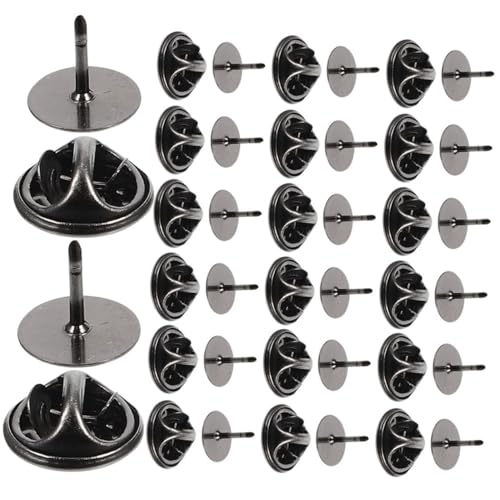 DOITOOL 120 Sätze Teiliges Pin Back Locking Butterfly Clutch Flacher Rundstift Broschen und Anstecknadel Rückseiten für Krawatten Hüte Abzeichen DIY Schmuckzubehör DOITOOL 120 Sätze Teiliges Pin Back Locking Butterfly Clutch Flacher Rundstift Broschen und Anstecknadel Rückseiten für Krawatten Hüte Abzeichen DIY Schmuckzubehör von DOITOOL