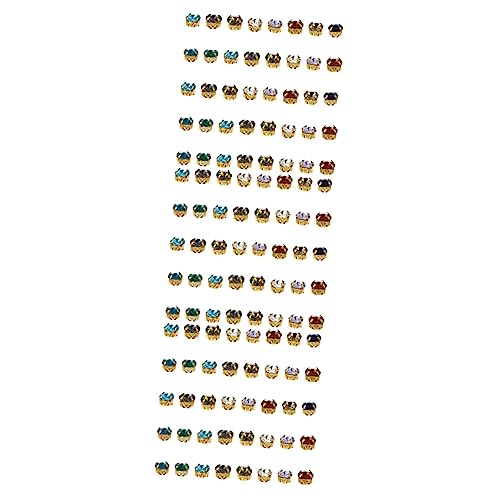 DOITOOL 120 Stck. Teiliges Sew Strasssteine Runde Kristall Deko für DIY Schmuck Kleidung Hochzeitskleider Taschen Langlebige Accessoires in Mischfarben DOITOOL 120 Stck. Teiliges Sew Strasssteine Runde Kristall Deko für DIY Schmuck Kleidung Hochzeitskleider Taschen Langlebige Accessoires in Mischfarben von DOITOOL