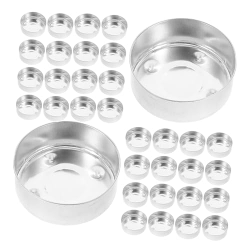 DOITOOL 120 Stück Aluminium Teelichthalter für DIY Projekte Hitzebeständige Kerzengläser Runde und Kompakte Kerzenbehälter für Teelichter und Elektronische Kerzen DOITOOL 120 Stück Aluminium Teelichthalter für DIY Projekte Hitzebeständige Kerzengläser Runde und Kompakte Kerzenbehälter für Teelichter und Elektronische Kerzen von DOITOOL