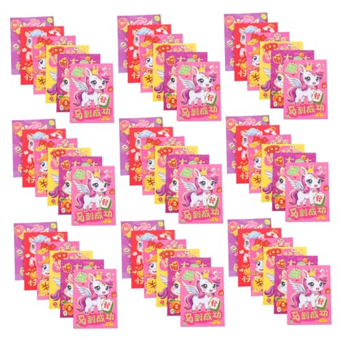 DOITOOL 120 Stück Karton Rote Umschläge Jahr Des Pferdes Chinesische Geldumschläge Hongbao für Frühlingsfest Geburtstagsfeier mit Stabilem Papier und Festlichem Design DOITOOL 120 Stück Karton Rote Umschläge Jahr Des Pferdes Chinesische Geldumschläge Hongbao für Frühlingsfest Geburtstagsfeier mit Stabilem Papier und Festlichem Design von DOITOOL