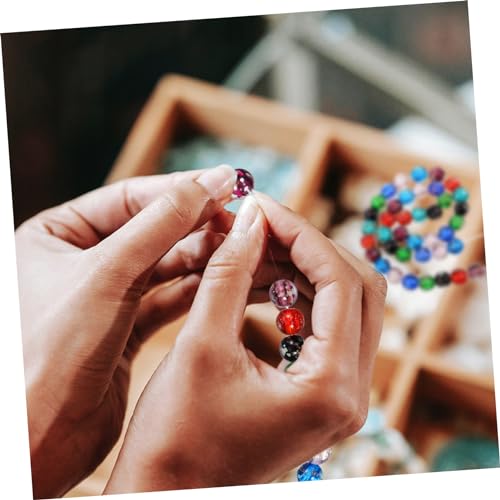 DOITOOL 120 Stück Nachtleuchtende Glasperlen Runde Kleine Perlen Für Schmuckherstellung Bastelperlen In Farben Für DIY Armbänder Halsketten DOITOOL 120 Stück Nachtleuchtende Glasperlen Runde Kleine Perlen Für Schmuckherstellung Bastelperlen In Farben Für DIY Armbänder Halsketten von DOITOOL