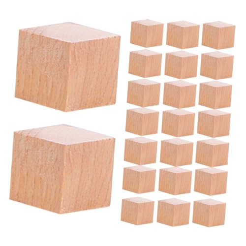 DOITOOL 120 Stück Quadratische Holzblöcke Holzspielzeugblöcke Kleine Quadrate Aus Holz Zum Basteln Quadratischer Block Unbehandelte Holzblöcke Holzwürfel Stapelspielzeug DOITOOL 120 Stück Quadratische Holzblöcke Holzspielzeugblöcke Kleine Quadrate Aus Holz Zum Basteln Quadratischer Block Unbehandelte Holzblöcke Holzwürfel Stapelspielzeug von DOITOOL