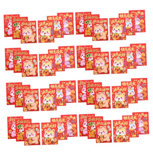 DOITOOL 120 Stück Rote Umschläge Jahr Des Pferdes Teiliges Chinesische Geldgeschenk Umschläge Frühlingsfest Glückstaschen für Stabilem Papier und Einzigartigem Design DOITOOL 120 Stück Rote Umschläge Jahr Des Pferdes Teiliges Chinesische Geldgeschenk Umschläge Frühlingsfest Glückstaschen für Stabilem Papier und Einzigartigem Design von DOITOOL