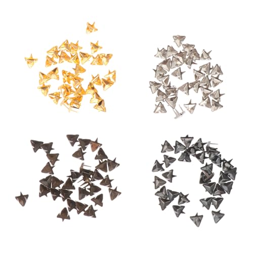 DOITOOL 120 Stück Teiliges Mini Dreieckstern Claw Studs aus Legierung Robuste DIY Puppenbekleidungs Ziernieten Glänzende Metallnieten für Puppenkleidung und Bastelzubehör Zufällige Farbe DOITOOL 120 Stück Teiliges Mini Dreieckstern Claw Studs aus Legierung Robuste DIY Puppenbekleidungs Ziernieten Glänzende Metallnieten für Puppenkleidung und Bastelzubehör Zufällige Farbe von DOITOOL