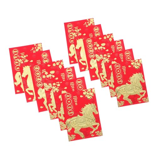 DOITOOL 120 Stück Teiliges Vietnamesische Neujahrsumschläge Jahr Des Pferdes Robuste Papierumschläge mit Eleganten Horsemotiven für Lunar fest Hochzeit Kulturelle Feierlichkeiten DOITOOL 120 Stück Teiliges Vietnamesische Neujahrsumschläge Jahr Des Pferdes Robuste Papierumschläge mit Eleganten Horsemotiven für Lunar fest Hochzeit Kulturelle Feierlichkeiten von DOITOOL
