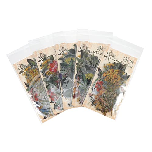 DOITOOL 120 Stück Vintage Pflanzen Aufkleber Diy Retro Sticker für Scrapbooking Karten und Planer Dekoration Selbstklebend pro Packung Rückstände Einfach Anzubringen DOITOOL 120 Stück Vintage Pflanzen Aufkleber Diy Retro Sticker für Scrapbooking Karten und Planer Dekoration Selbstklebend pro Packung Rückstände Einfach Anzubringen von DOITOOL