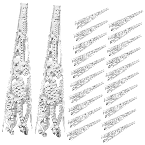 DOITOOL 120Stücke DIY Perlenkappen in Trompetenblütenform Metall Perlenendkappen für Schmuckherstellung Armbänder Ohrringe und Langlebig und Praktisch für Basteln von DOITOOL