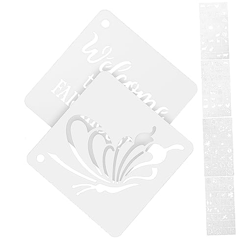 DOITOOL 128 Stück Sprühen Sie die manuelle Vorlage Hochzeit Tagebuch-Kit Zeichnung Blumen Handwerk zum Malen Sammelalbumschablonen Malschablone Malvorlagen zeichnen Plastik DOITOOL 128 Stück Sprühen Sie die manuelle Vorlage Hochzeit Tagebuch-Kit Zeichnung Blumen Handwerk zum Malen Sammelalbumschablonen Malschablone Malvorlagen zeichnen Plastik von DOITOOL