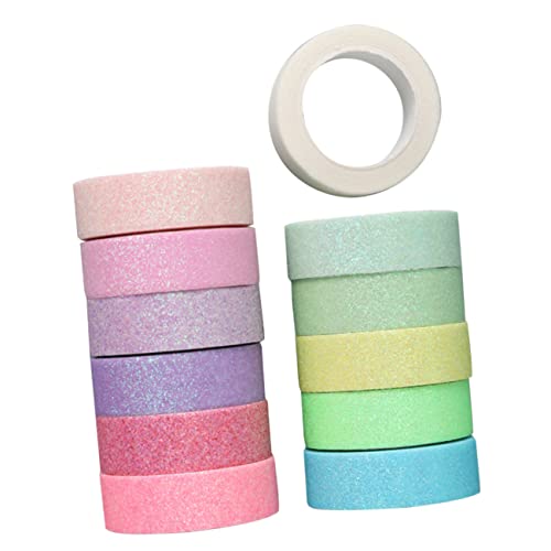 DOITOOL 12Rollen Washi Tape Empfindliches Dekoratives Klebeband Farben Für Scrapbooking DIY Projekte Und Geschenkkarton Dekoration DOITOOL 12Rollen Washi Tape Empfindliches Dekoratives Klebeband Farben Für Scrapbooking DIY Projekte Und Geschenkkarton Dekoration von DOITOOL