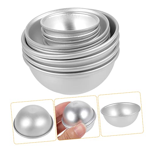 DOITOOL 12Stücke Halbkugel Badebombenform Aluminiumlegierung DIY Seifen und Kuchenform für Handgemachte Badebomben Backen und Basteln für Zuhause und Bäckerei DOITOOL 12Stücke Halbkugel Badebombenform Aluminiumlegierung DIY Seifen und Kuchenform für Handgemachte Badebomben Backen und Basteln für Zuhause und Bäckerei von DOITOOL
