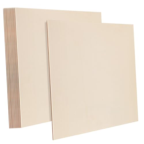 DOITOOL 12Stücke Holzquadrate Unvollendete Bastelplatten Mehrschichtplatte zum Gravieren für DIY Projekte und Anwendungen DOITOOL 12Stücke Holzquadrate Unvollendete Bastelplatten Mehrschichtplatte zum Gravieren für DIY Projekte und Anwendungen von DOITOOL