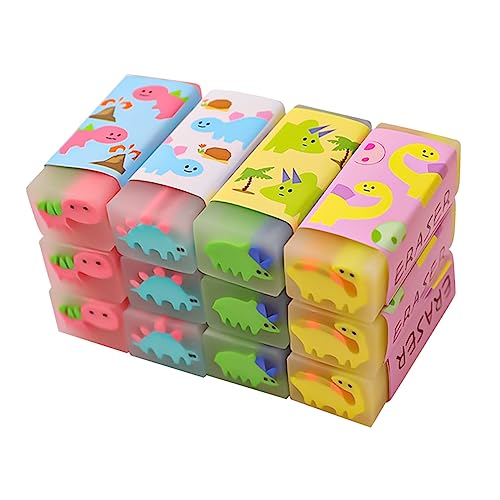 DOITOOL 12Stücke Kawaii Radiergummis Cartoon Dinosaurier aus Praktische Schulbedarf für Sicher und Langlebig Preisgeschenke für Schüler DOITOOL 12Stücke Kawaii Radiergummis Cartoon Dinosaurier aus Praktische Schulbedarf für Sicher und Langlebig Preisgeschenke für Schüler von DOITOOL