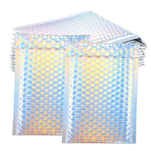 DOITOOL 12Stücke Luftpolster Versandtaschen Selbstklebende Dicke Versandbeutel für Kleine Pakete für Karten Handyhüllen und Hochwertige Dämpfung und Schutz von DOITOOL