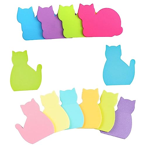 DOITOOL 12Stücke Memo Pad mit Katzenmotiv Selbstklebende Haftnotizen für Büro Schule und Zuhause Praktische Notizen Tierischer Form für Kreative Erinnerungen DOITOOL 12Stücke Memo Pad mit Katzenmotiv Selbstklebende Haftnotizen für Büro Schule und Zuhause Praktische Notizen Tierischer Form für Kreative Erinnerungen von DOITOOL