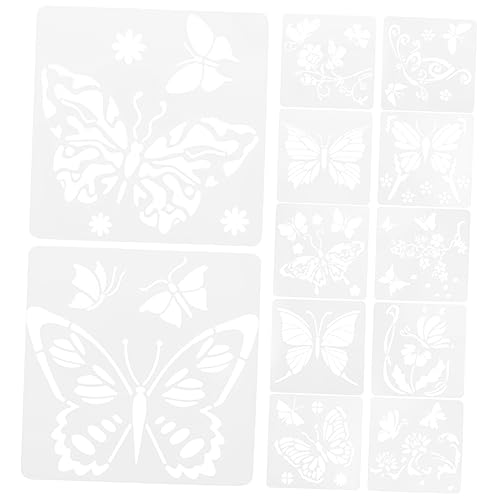 DOITOOL 12Stücke Schmetterling Schablonen Wiederverwendbare Malvorlagen für Wand und Möbelgestaltung für Acrylfarbe Stofffarbe und Mehr für DIY Projekte DOITOOL 12Stücke Schmetterling Schablonen Wiederverwendbare Malvorlagen für Wand und Möbelgestaltung für Acrylfarbe Stofffarbe und Mehr für DIY Projekte von DOITOOL