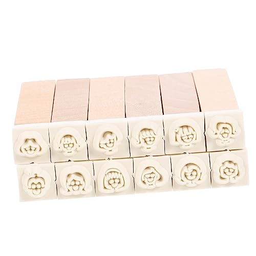 DOITOOL 12Stücke Teiliges Holzstempel für Scrapbooking Multifunktionale DIY Stempel mit Cartoon Mustern Tagebuch Karten und Kreative Dekorationen DOITOOL 12Stücke Teiliges Holzstempel für Scrapbooking Multifunktionale DIY Stempel mit Cartoon Mustern Tagebuch Karten und Kreative Dekorationen von DOITOOL