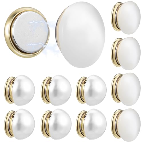 DOITOOL 12Stücke Teiliges Magnetische Sicherheitsbroschen für Hochzeitskleider Schleiergewichte mit Kunstperlen Diskrete Kleidungsclips für Schals und Stoffe DOITOOL 12Stücke Teiliges Magnetische Sicherheitsbroschen für Hochzeitskleider Schleiergewichte mit Kunstperlen Diskrete Kleidungsclips für Schals und Stoffe von DOITOOL