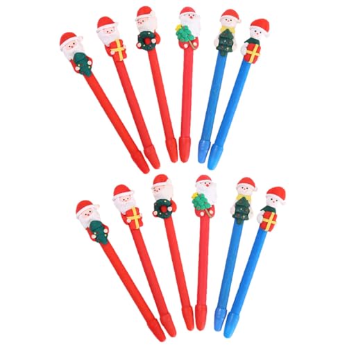 DOITOOL 12Stücke Weihnachts Cartoon Schreibstifte Lustige Gelschreiber Für Kreative Polymer Clay Kugelschreiber Für Briefpapier Und DOITOOL 12Stücke Weihnachts Cartoon Schreibstifte Lustige Gelschreiber Für Kreative Polymer Clay Kugelschreiber Für Briefpapier Und von DOITOOL