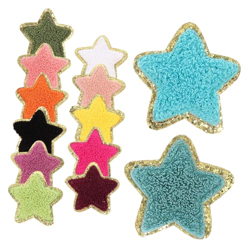 DOITOOL 13 Stück Kleidung Abzeichen-Applikation Stickerei Chenille-Patches für Nähen dekoration stickrahmen stitsch decor hats klamotten dekorative Kleiderflicken kleine Eisenflecken Stoff DOITOOL 13 Stück Kleidung Abzeichen-Applikation Stickerei Chenille-Patches für Nähen dekoration stickrahmen stitsch decor hats klamotten dekorative Kleiderflicken kleine Eisenflecken Stoff von DOITOOL