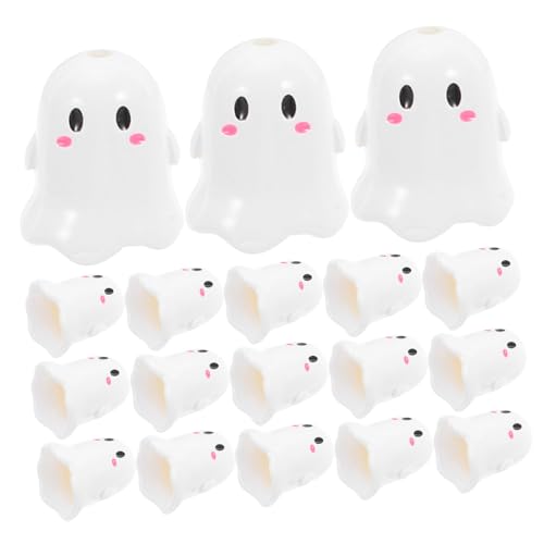 DOITOOL 13 Stücke Teiliges Halloween Geister Acrylperlen Weiß Glänzend Cartoon Spacer Beads für DIY Schmuckherstellung Schlüsselanhänger Halskette Armband Basteln Zubehör DOITOOL 13 Stücke Teiliges Halloween Geister Acrylperlen Weiß Glänzend Cartoon Spacer Beads für DIY Schmuckherstellung Schlüsselanhänger Halskette Armband Basteln Zubehör von DOITOOL