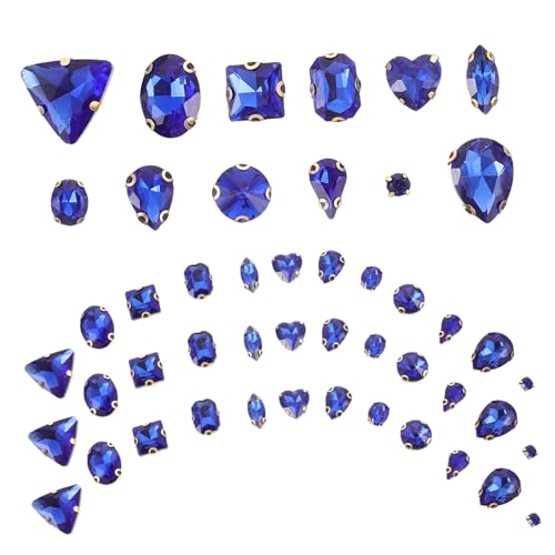 DOITOOL 130 Stück Glasklauenbohrwasserdiamant Strass nähen Verzierungen für das Handwerk Herstellung Strassperlen zum Basteln Flecken Und Kleidung DIY Strasssteine Glas-Strasssteine Blau DOITOOL 130 Stück Glasklauenbohrwasserdiamant Strass nähen Verzierungen für das Handwerk Herstellung Strassperlen zum Basteln Flecken Und Kleidung DIY Strasssteine Glas-Strasssteine Blau von DOITOOL