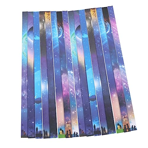 DOITOOL 1360 Stück DIY Origami Papier Set für Bunte Sternen Faltpapierstreifen für Kreative Bastelprojekte Zubehör für Kleine Mädchen und von DOITOOL