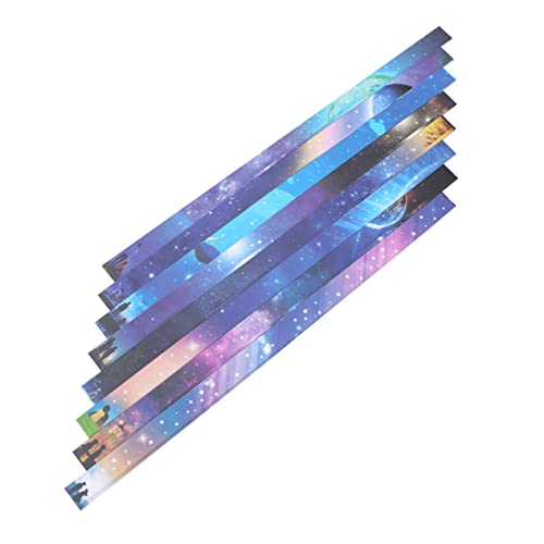 DOITOOL 1360 Stück Sternenfaltpapier im Set DIY Origami Papier für Kreative Bastelprojekte für Lehrer Entspannung und Fingerfertigkeit Fördern Farbenfrohe Papierstreifen für Faltkunst von DOITOOL