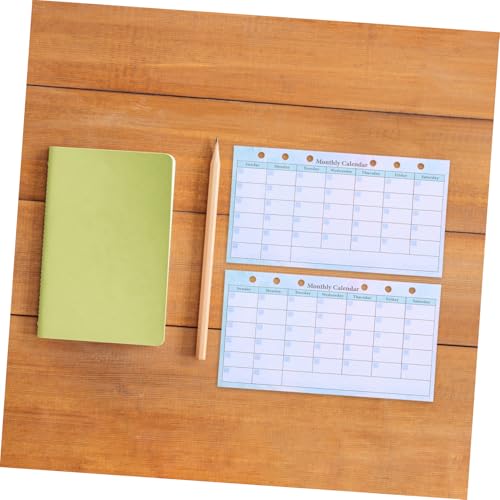 DOITOOL 14 Blatt Teiliges Monatsplaner Nachfüllset Loose Leaf ohne mit Dickem Papier für Ringbuch Organizer Effiziente Zeitplanung und Einfache Organisation von DOITOOL
