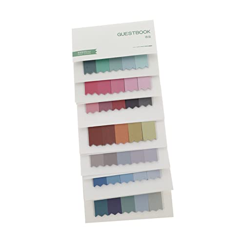 DOITOOL 14 Sätze Farbenfrohe Haftnotizen Teiliges Gradient Memo Sticker für Schule Büro und Zuhause Praktische Klebezettel Markieren und Erinnern von DOITOOL